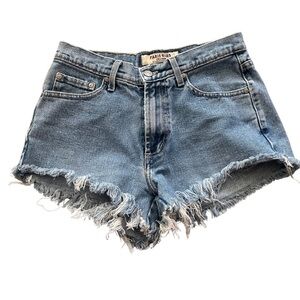 Y2K Paris Blues Denim Shorts | Med Blue | Size 5
